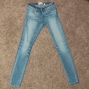 BKE Women's Light Blue Skinny Jeans